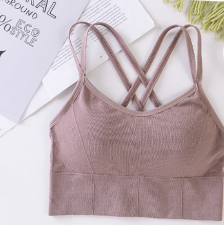 Women's Beautiful Back Tube Top Comfort Bra Without Steel Ring
