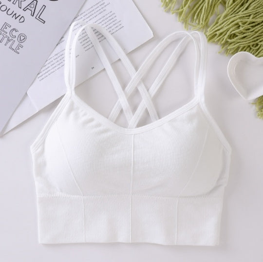 Women's Beautiful Back Tube Top Comfort Bra Without Steel Ring