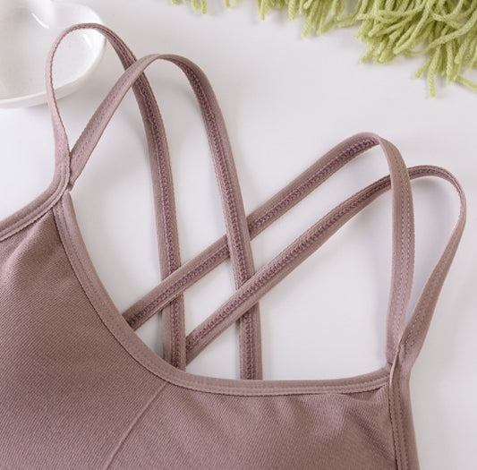 Women's Beautiful Back Tube Top Comfort Bra Without Steel Ring