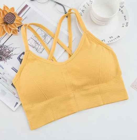 Women's Beautiful Back Tube Top Comfort Bra Without Steel Ring