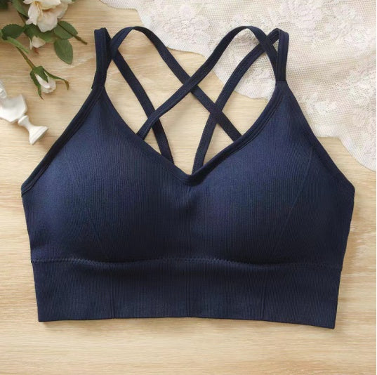 Women's Beautiful Back Tube Top Comfort Bra Without Steel Ring