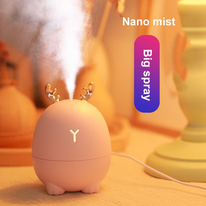 USB Cartoon Humidifier – Deer & Rabbit Design