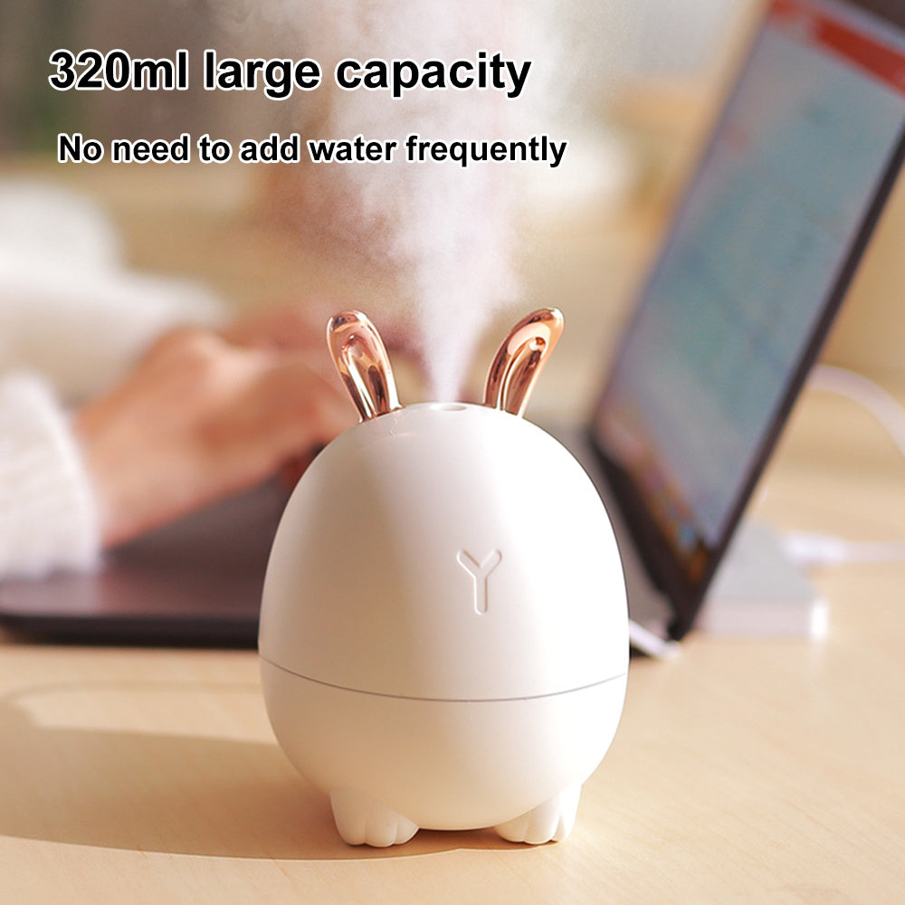 USB Cartoon Humidifier – Deer & Rabbit Design