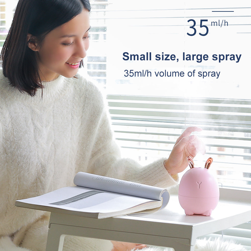 USB Cartoon Humidifier – Deer & Rabbit Design