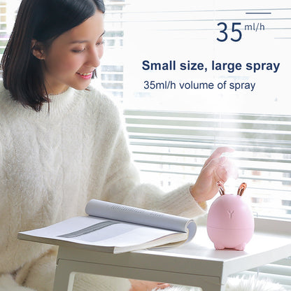 USB Cartoon Humidifier – Deer & Rabbit Design