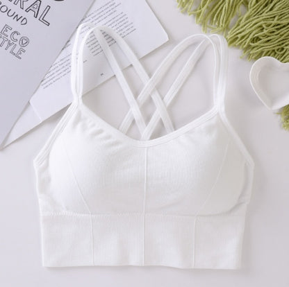 Women's Beautiful Back Tube Top Comfort Bra Without Steel Ring