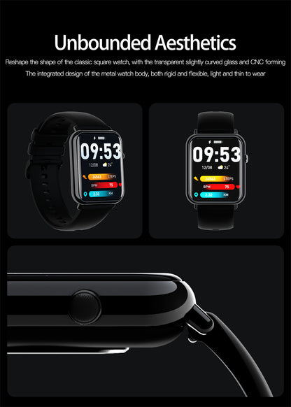 Smart Waterproof Watch – Fitness & Health Tracker