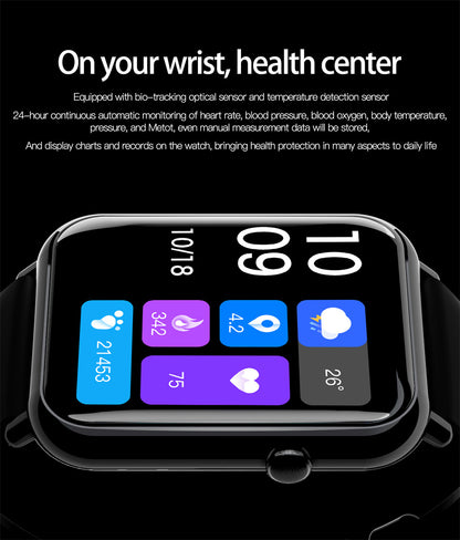 Smart Waterproof Watch – Fitness & Health Tracker