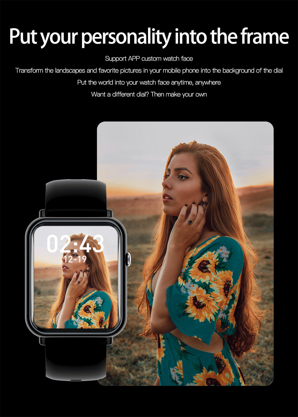 Smart Waterproof Watch – Fitness & Health Tracker