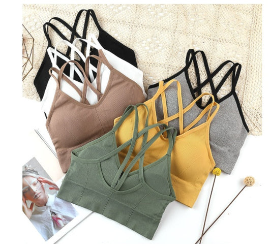 Women's Beautiful Back Tube Top Comfort Bra Without Steel Ring