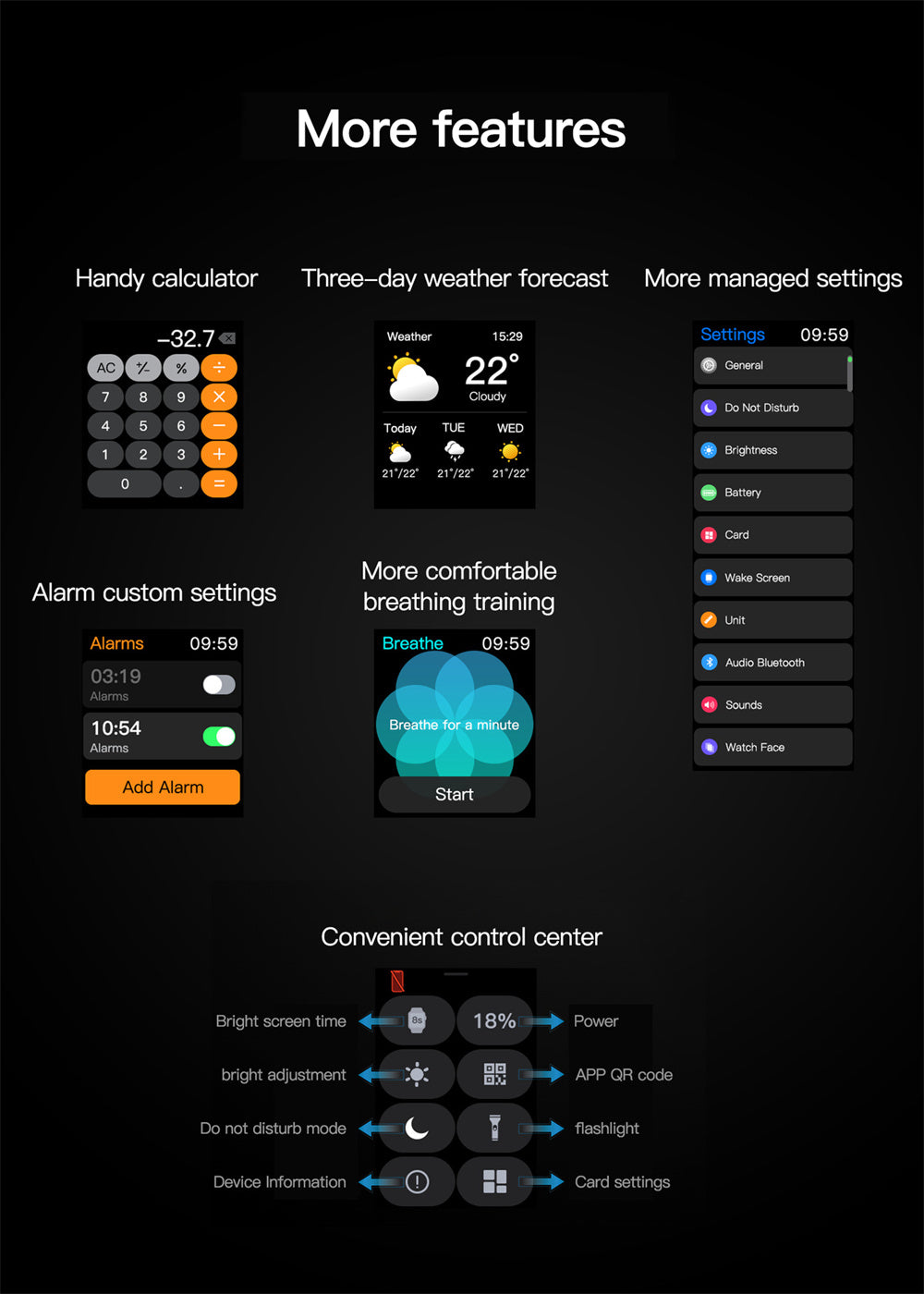 Smart Waterproof Watch – Fitness & Health Tracker